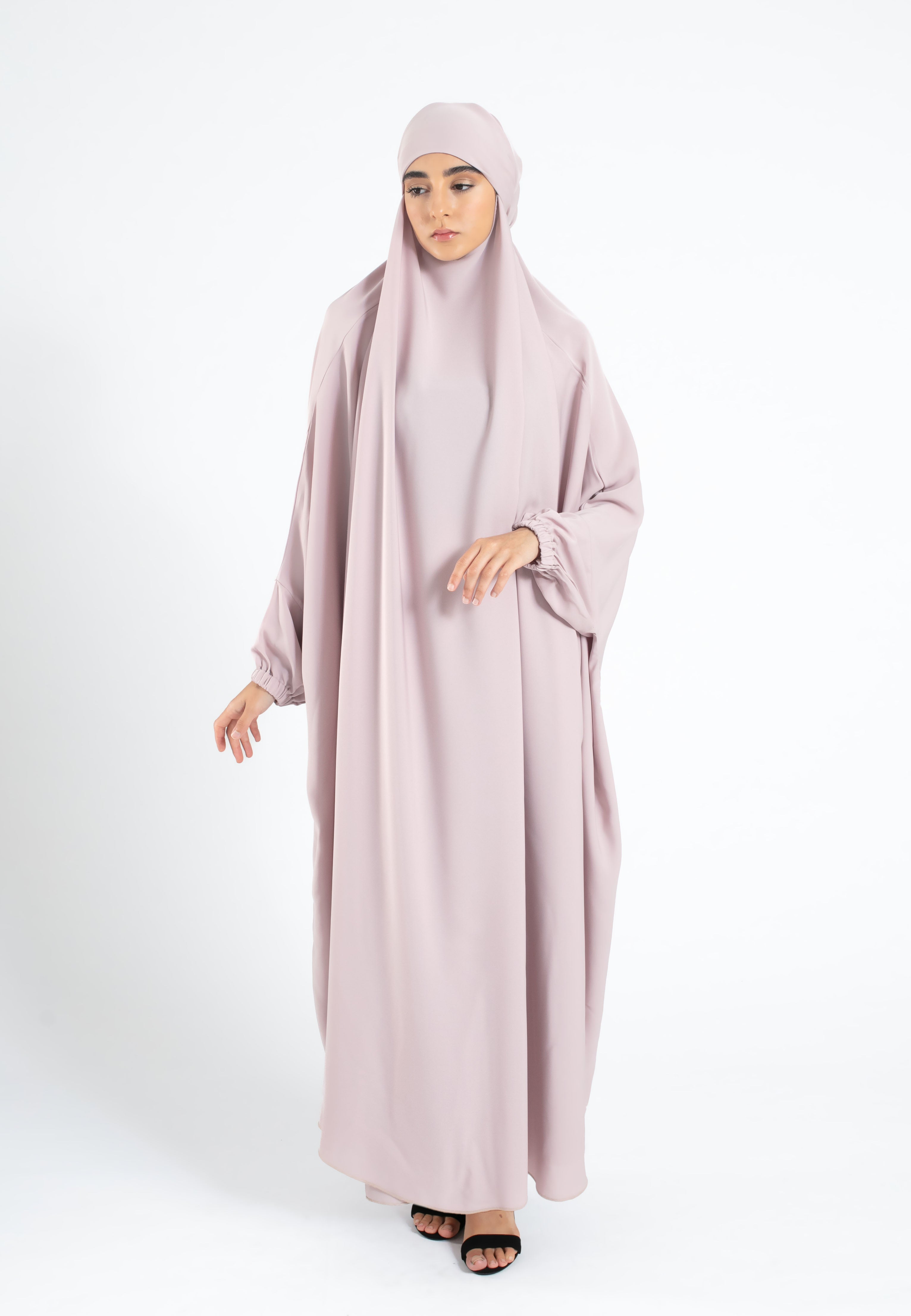 Shop One-Piece Baby Pink Jilbab Prayer Dress | Abaya Lounge Online Shop One-Piece Baby Pink Jilbab Prayer Dress | Abaya Lounge Online