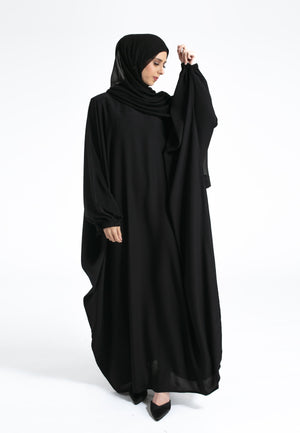 Plain Black Farasha