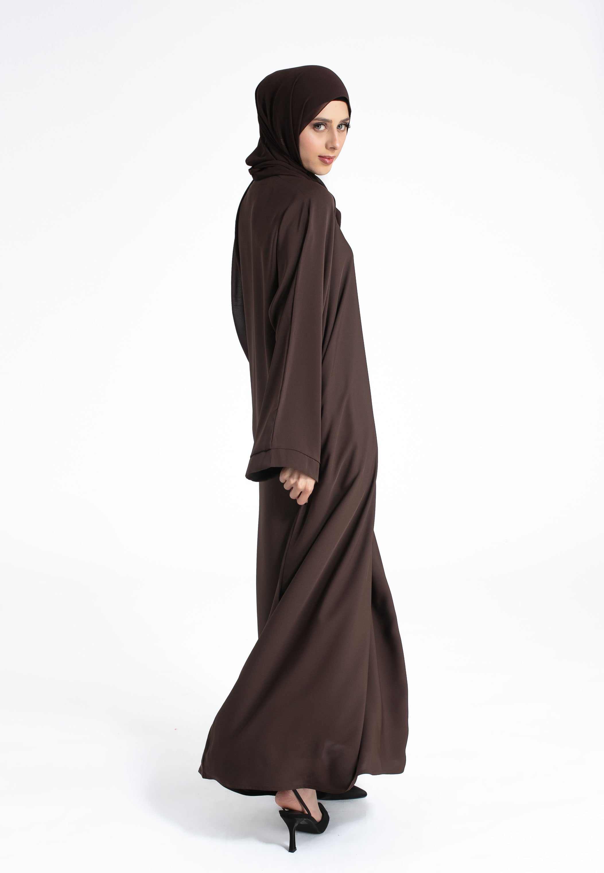 Plain Brown Abaya UK