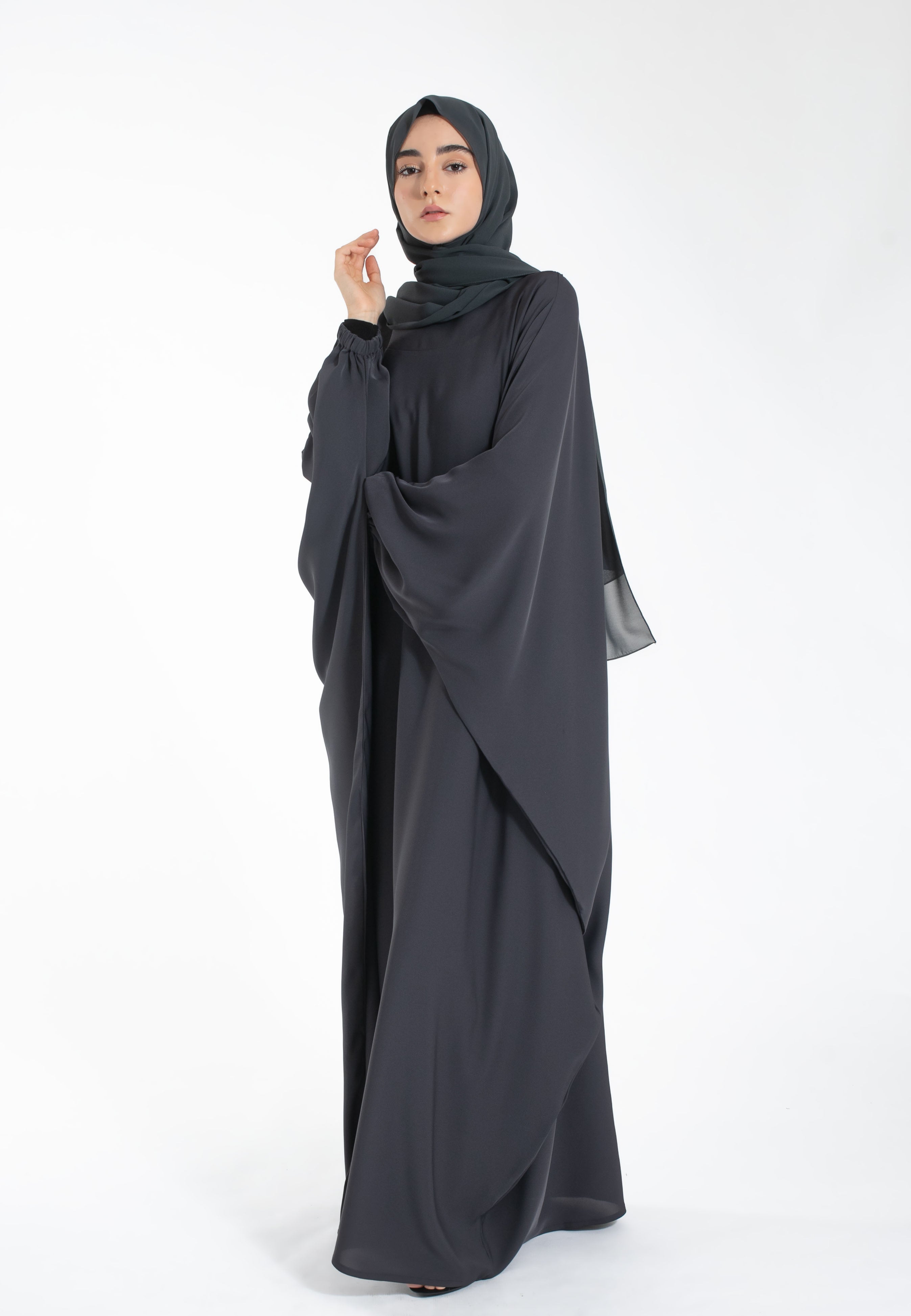 Charcoal Grey Farasha