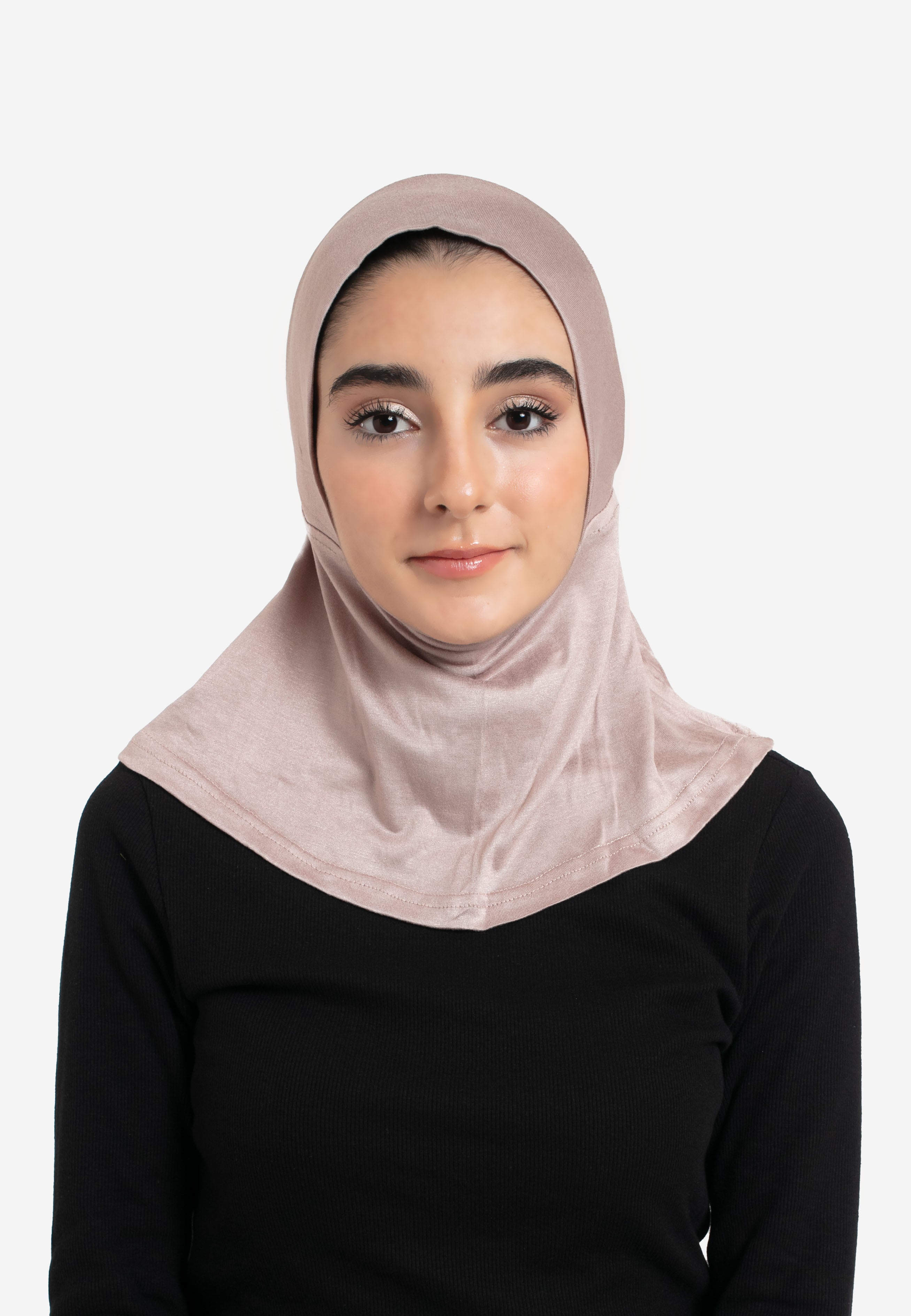 Mink Full CoverageHijab Cap - Front