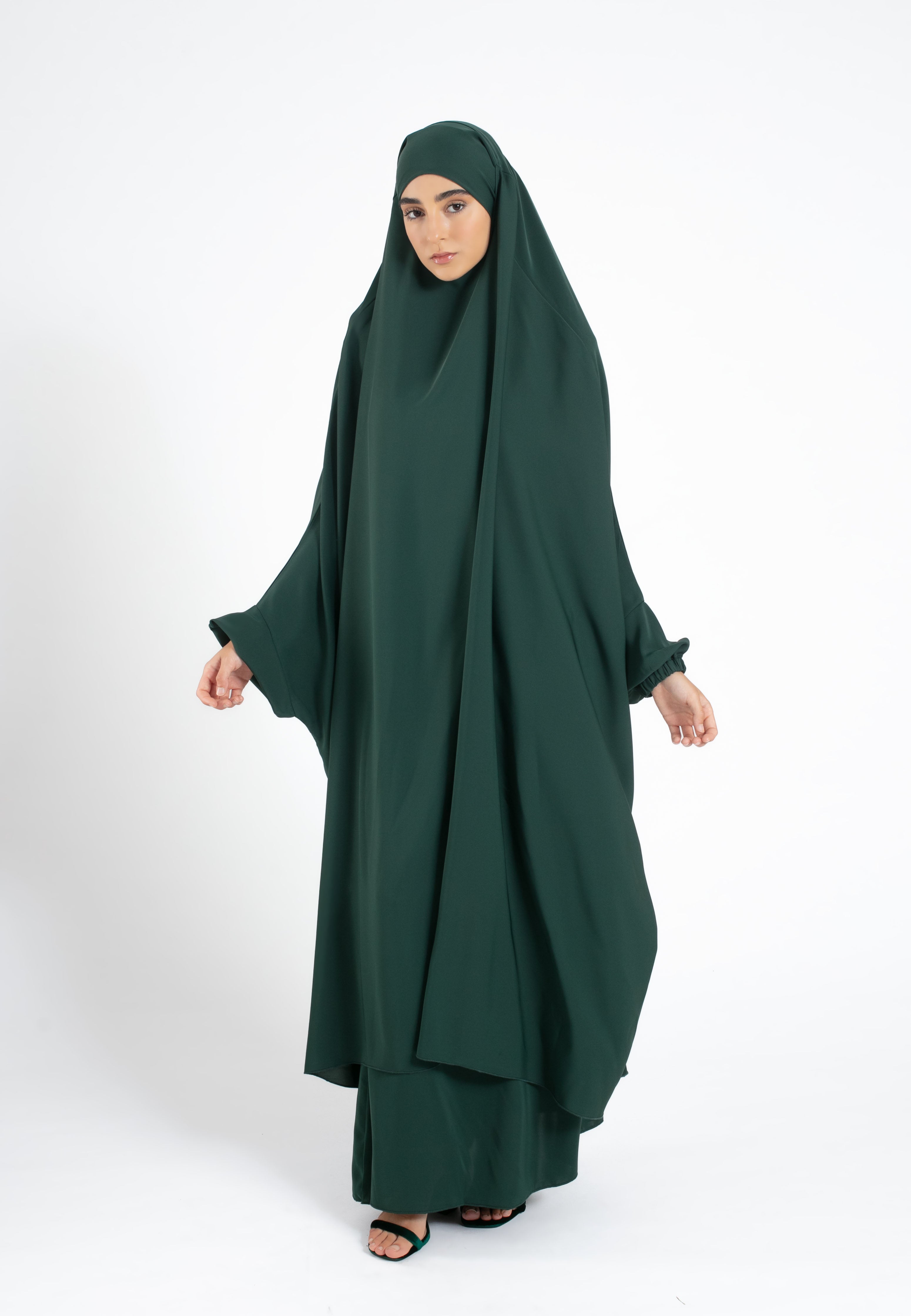 Green-Jilbab-Two-Piece-Set