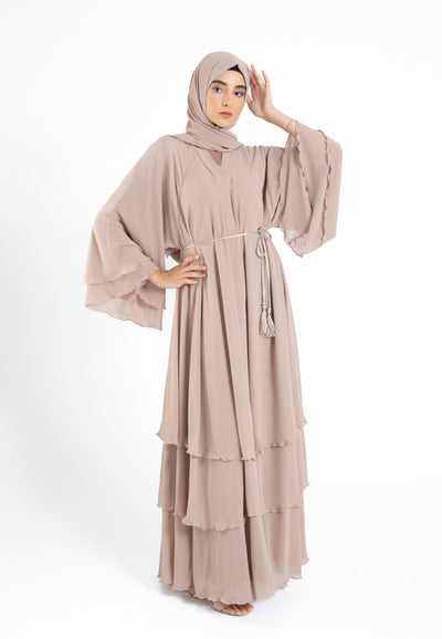 Luxury-Butterscotch-3-Layered-Abaya