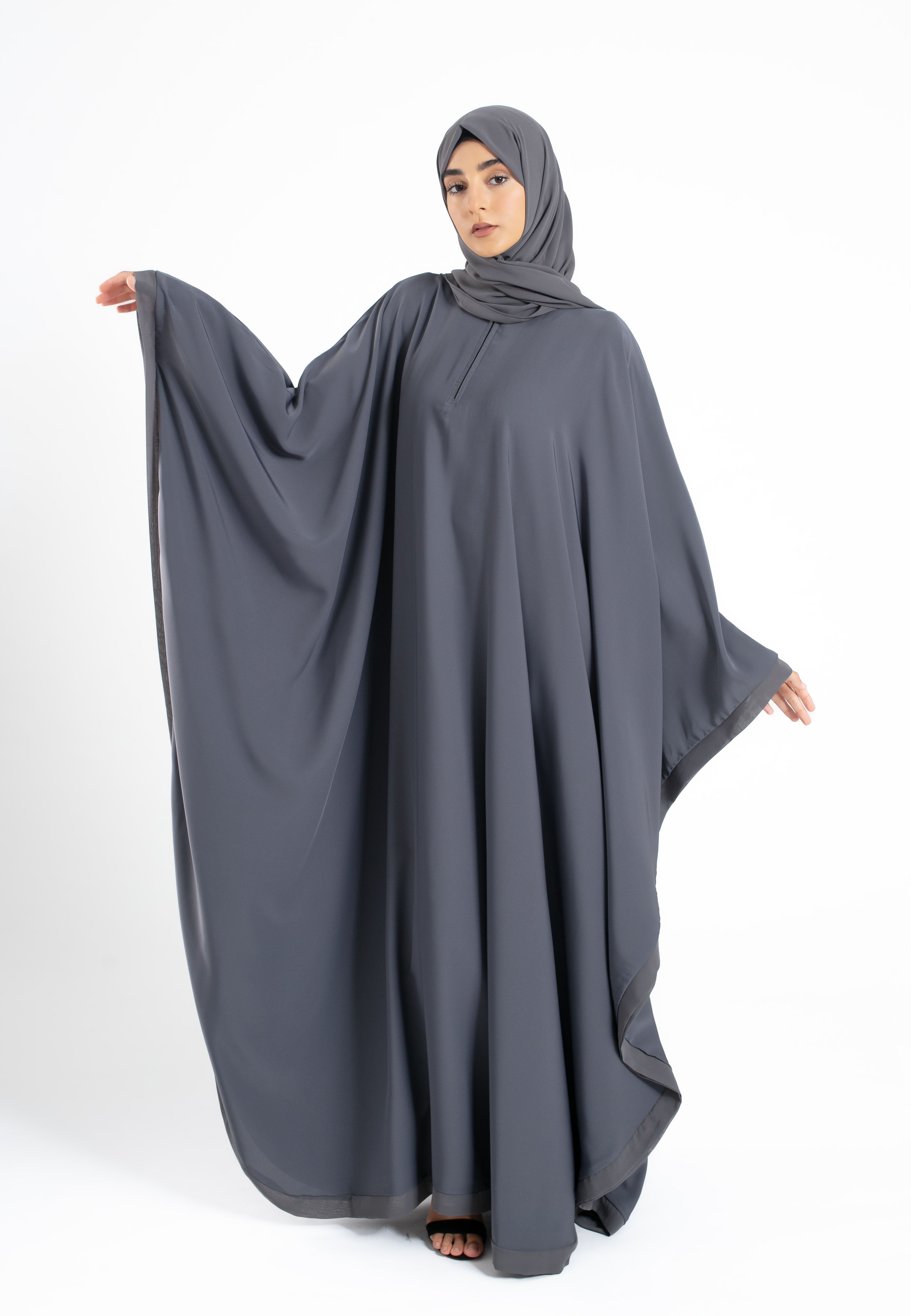 Pebble Grey Butterfly Farasha