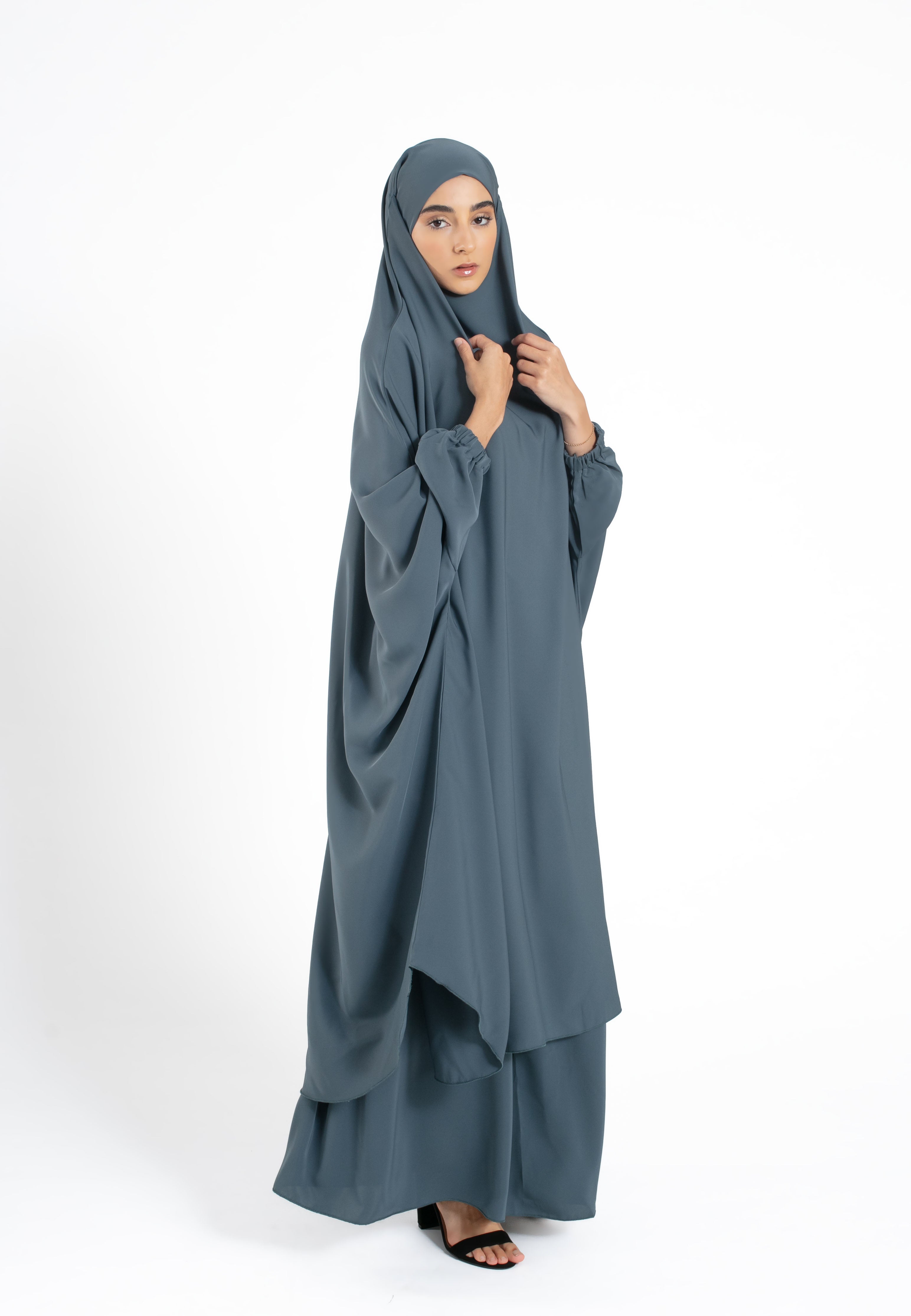Two-Piece-Grey-Jilbab-Dress