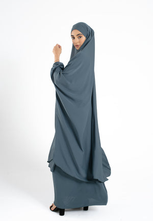 Grey-Prayer-Dress-Jilbab-Set