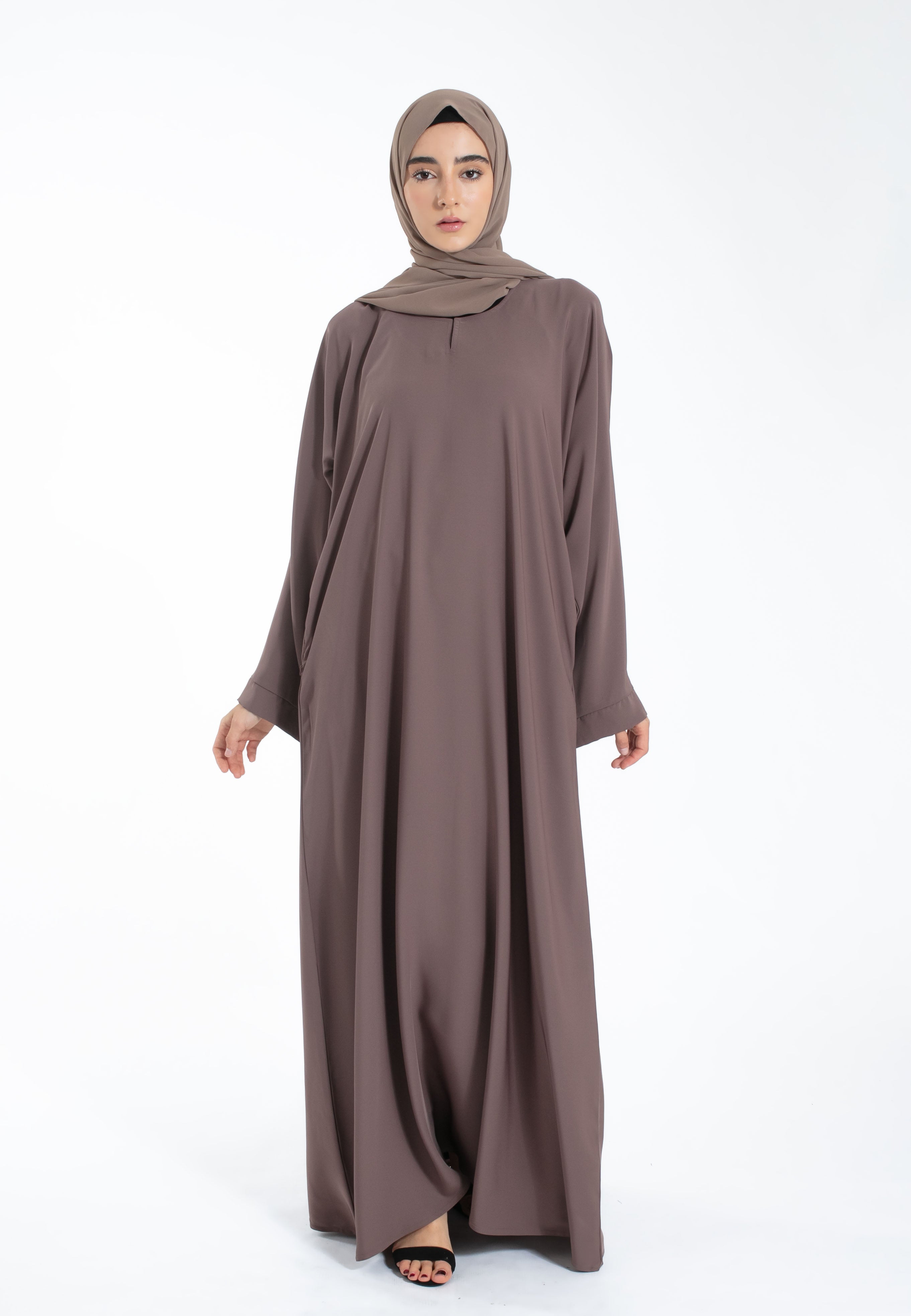 Taupe Nida Abaya