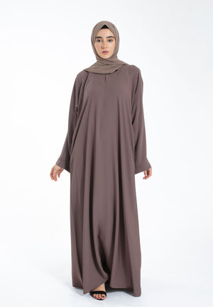 Taupe Nida Abaya