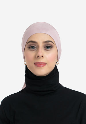 Flamingo Tie Back Hijab Cap - Front