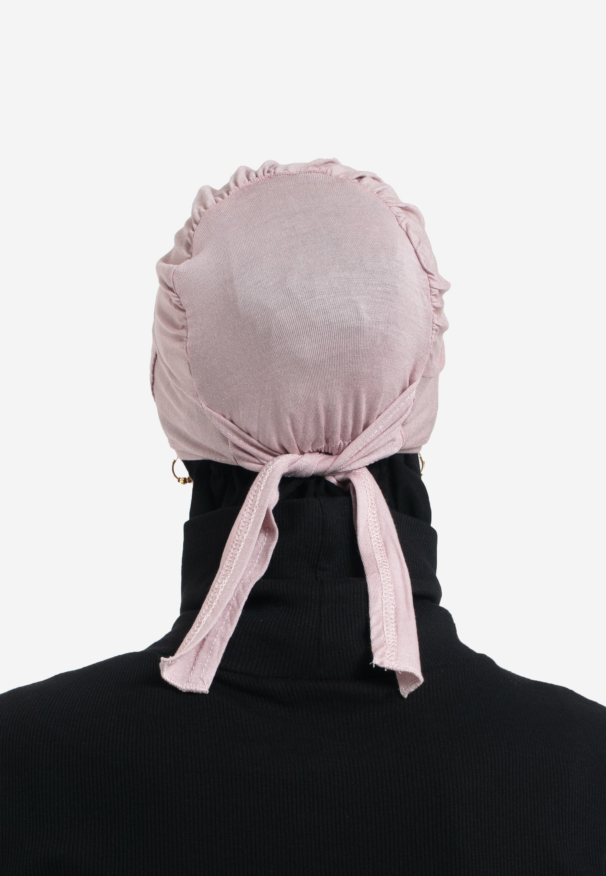 Flamingo Tie Back Hijab Cap - Back