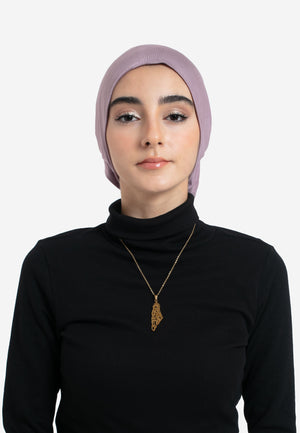 Mulberry Tube Hijab Cap - Front