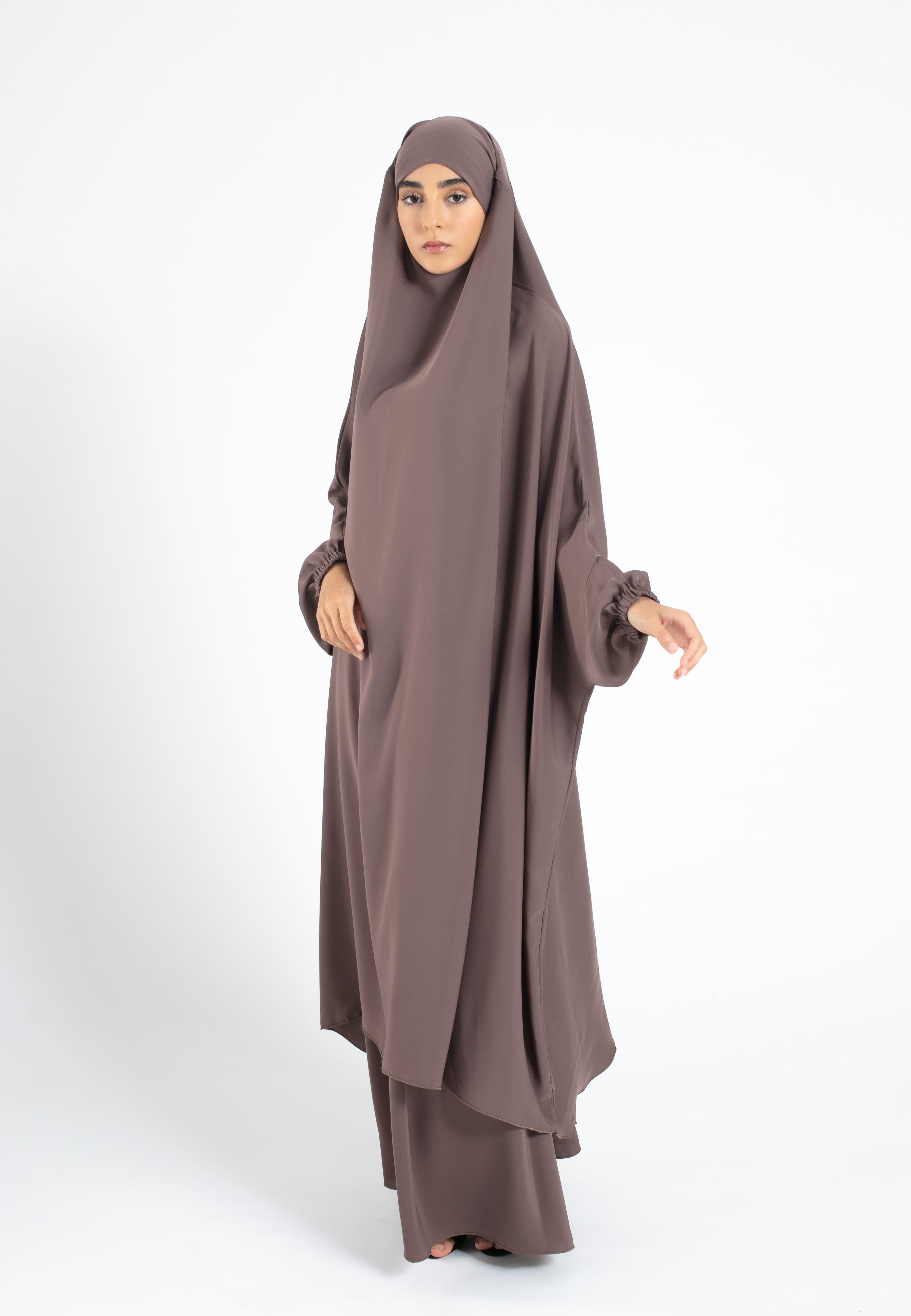 Taupe-Two-Piece-Jilbab-Online