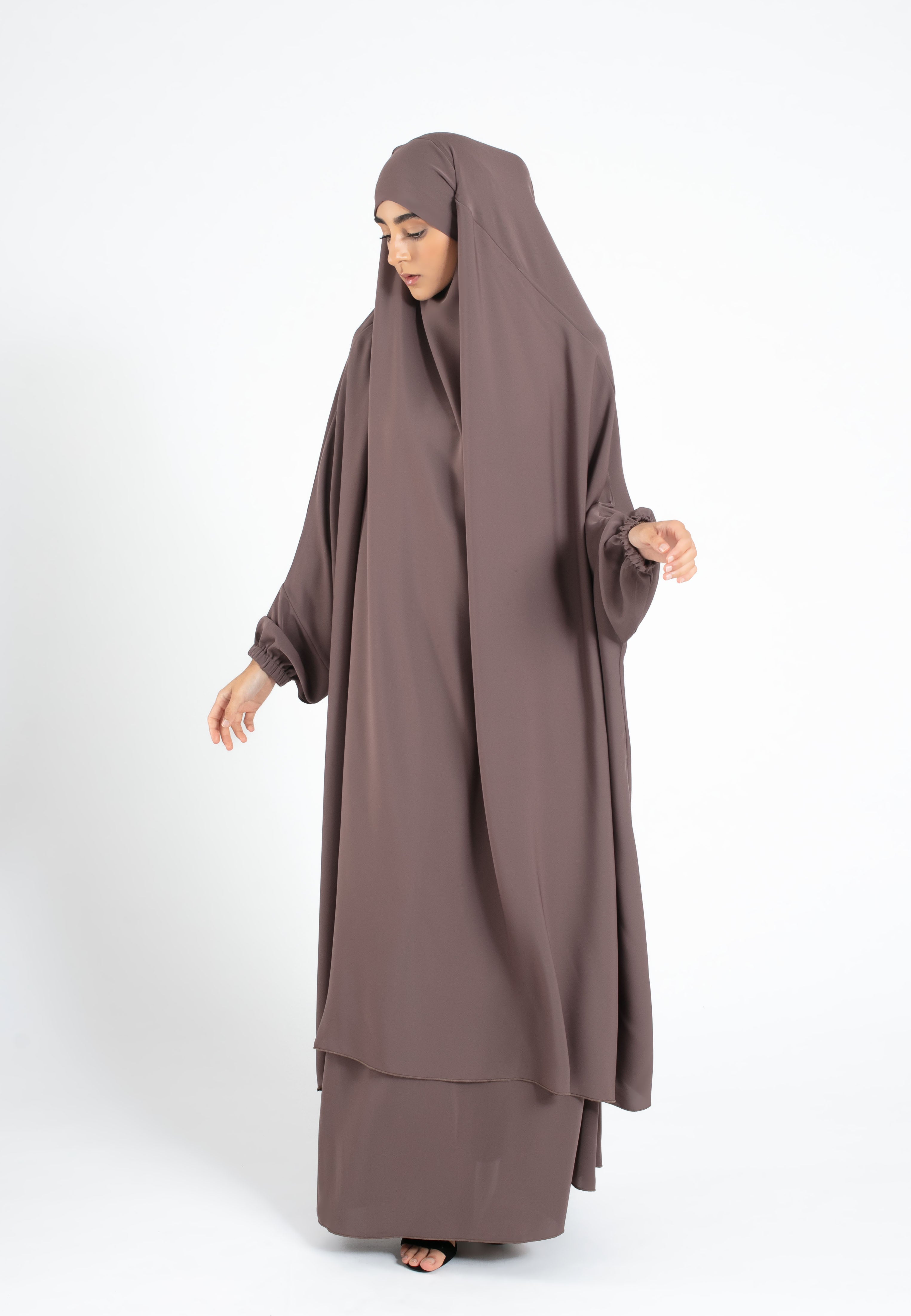 Cuff-Sleeves-Taupe-Jilbab