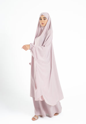 Baby-Pink-Two-Piece-Jilbab-Set-Dress