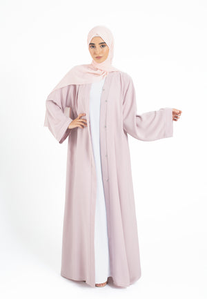 Pink Open Abaya Online