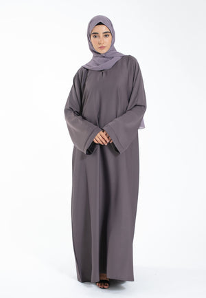 Bedrock Purple Pocket Abaya