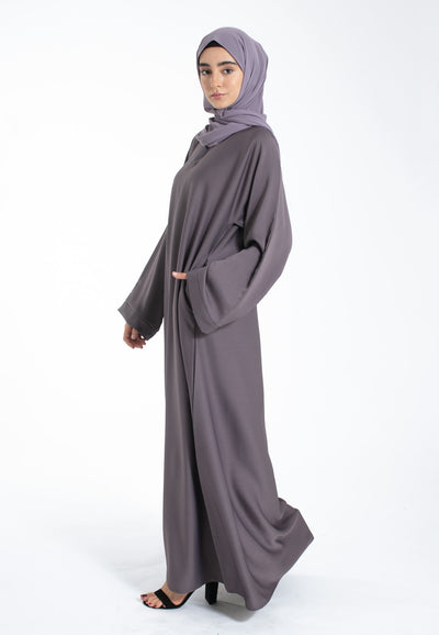 Bedrock Purple Pocket Abaya