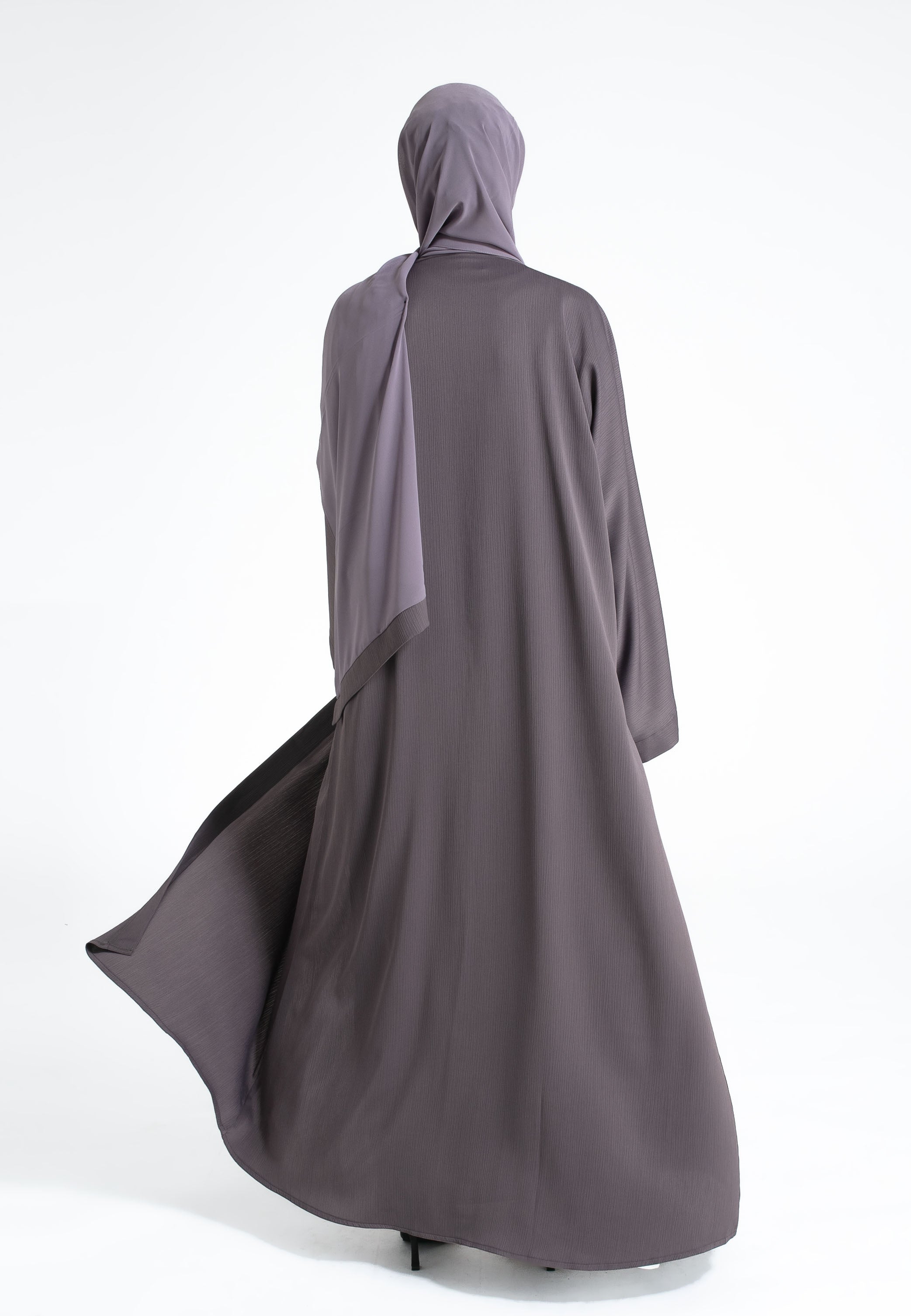 Plain Luxury Abaya With Hijab