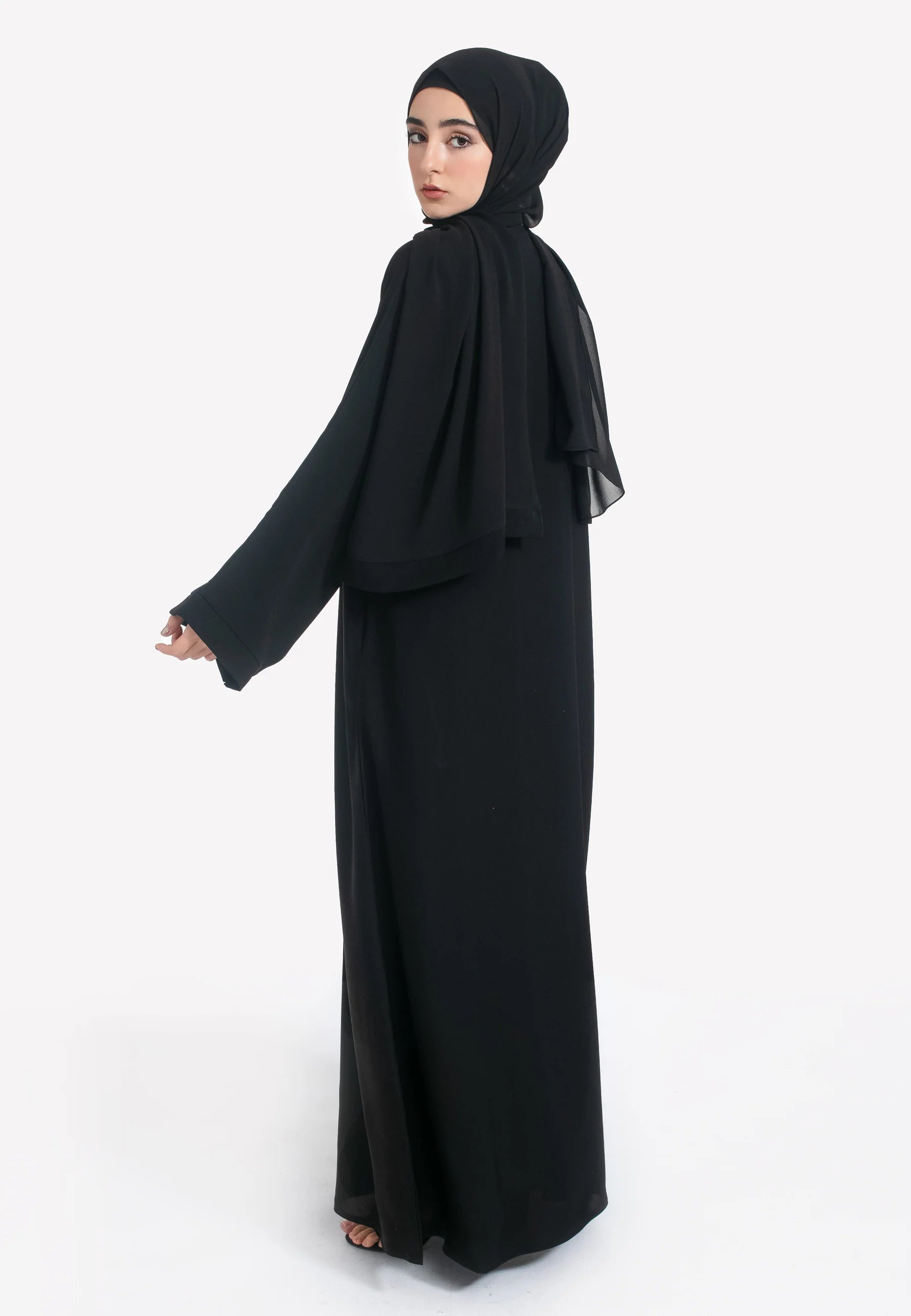 Back - Nursing Friendly Abaya with Pockets