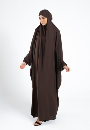 Brown-One-Piece-Jilbab