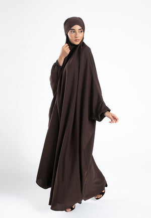 Brown-One-Piece-Jilbab