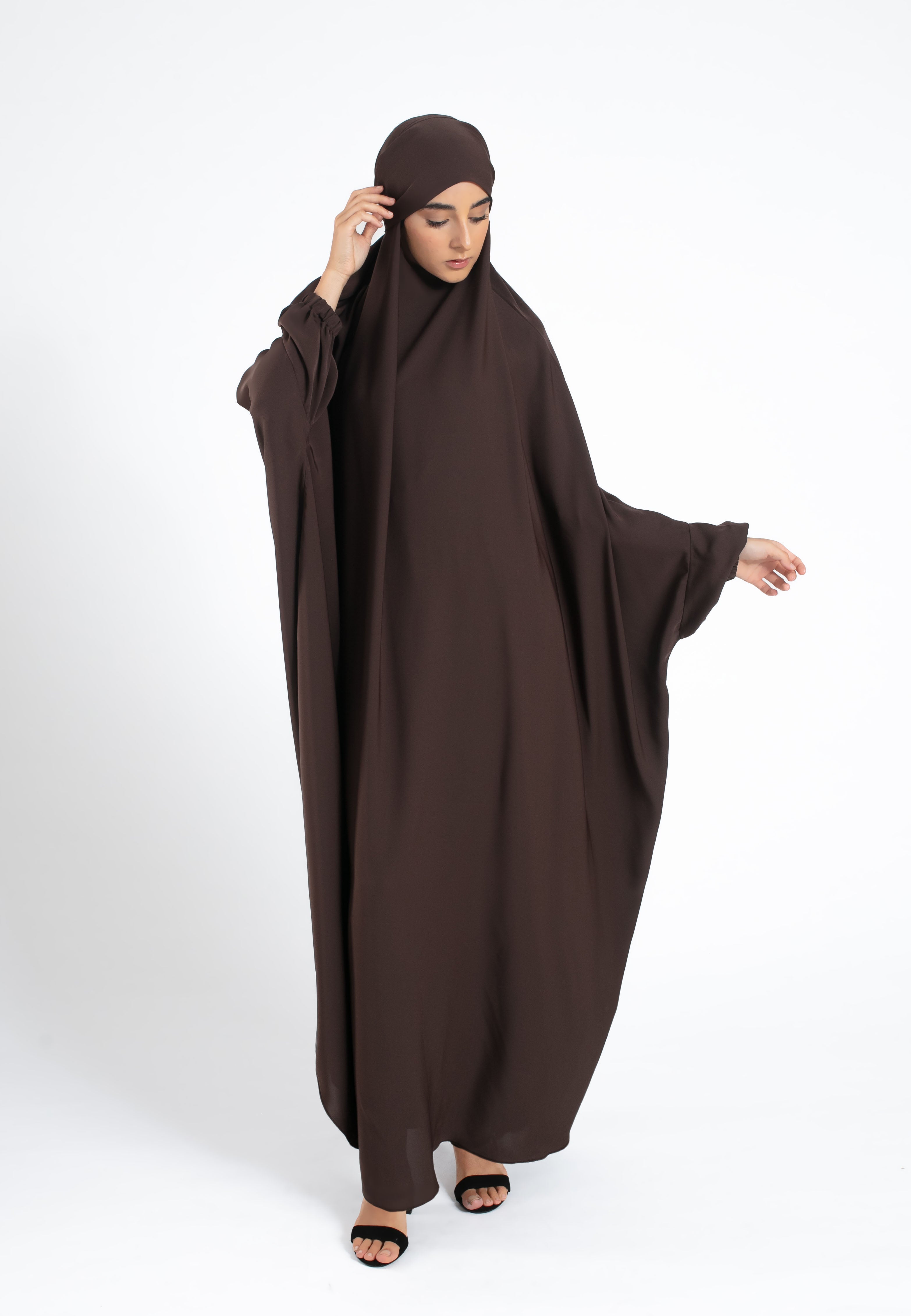 Brown-One-Piece-Jilbab