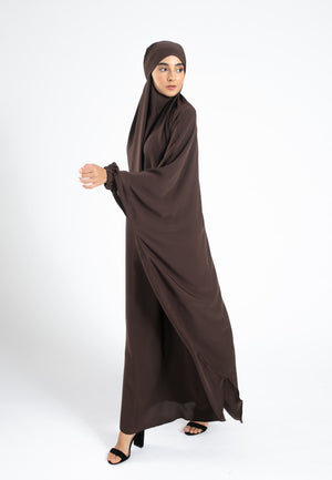 Brown-One-Piece-Jilbab-Prayer