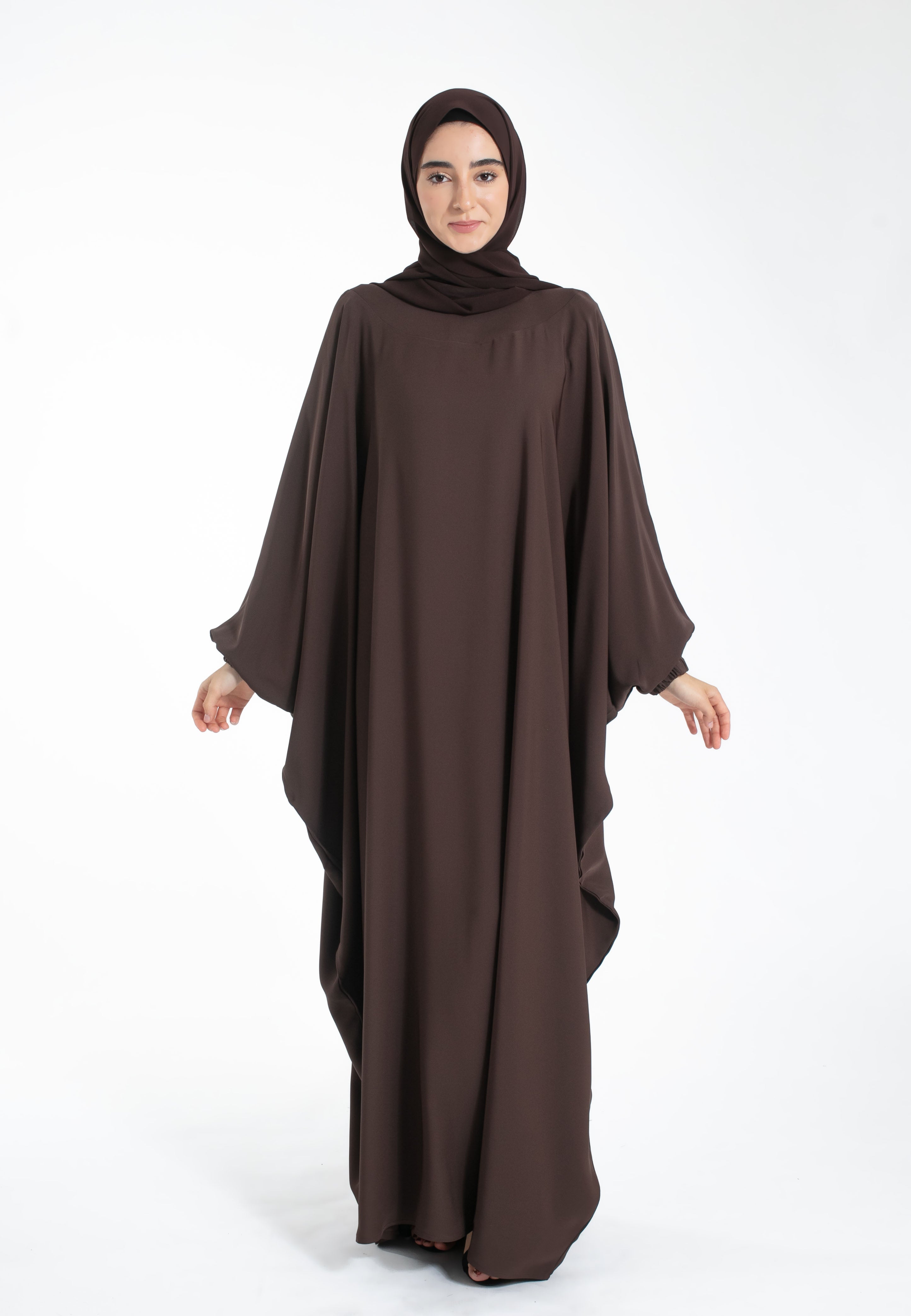 Brown Farasha Abaya