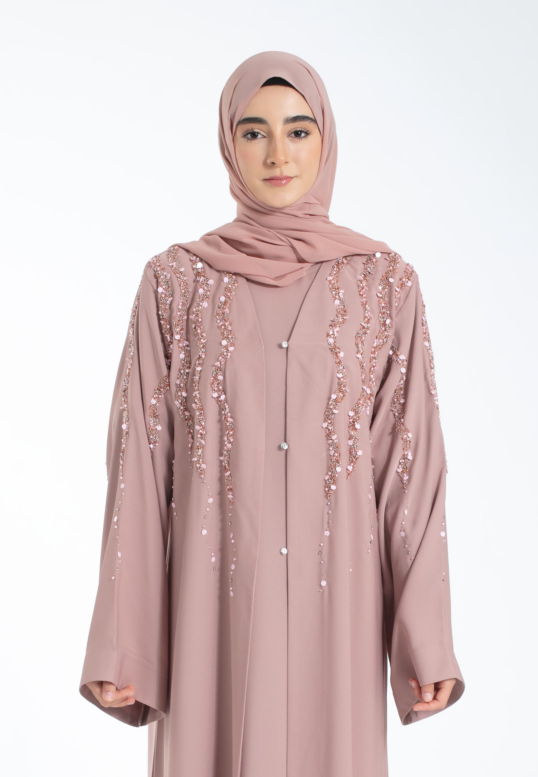 Crushed-Rose-Quartz-Embellished-Abaya