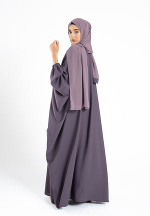 Deep-Lilac-Farasha-Abaya