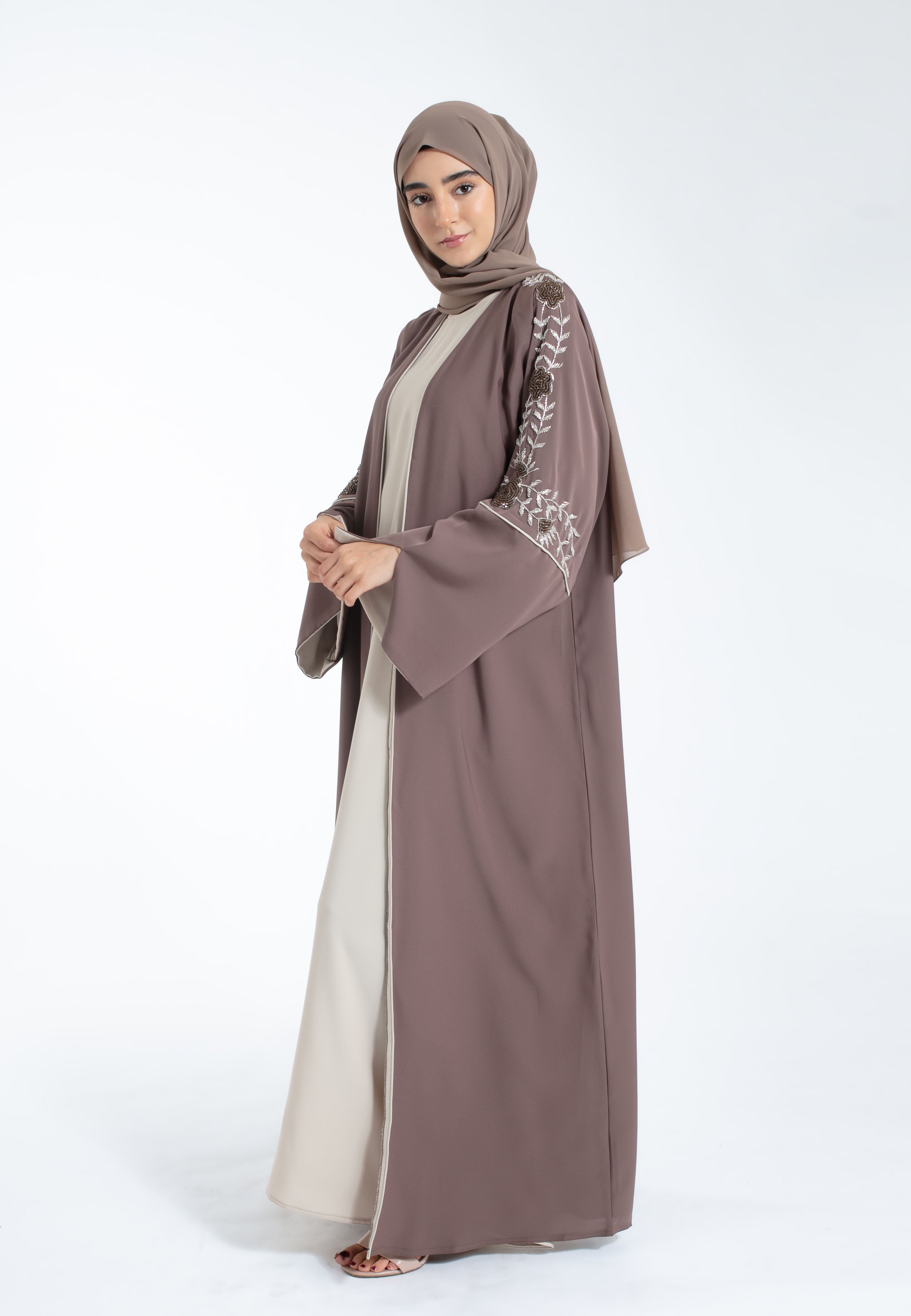 Embellished-Kimono-Abaya-4-Piece-Set