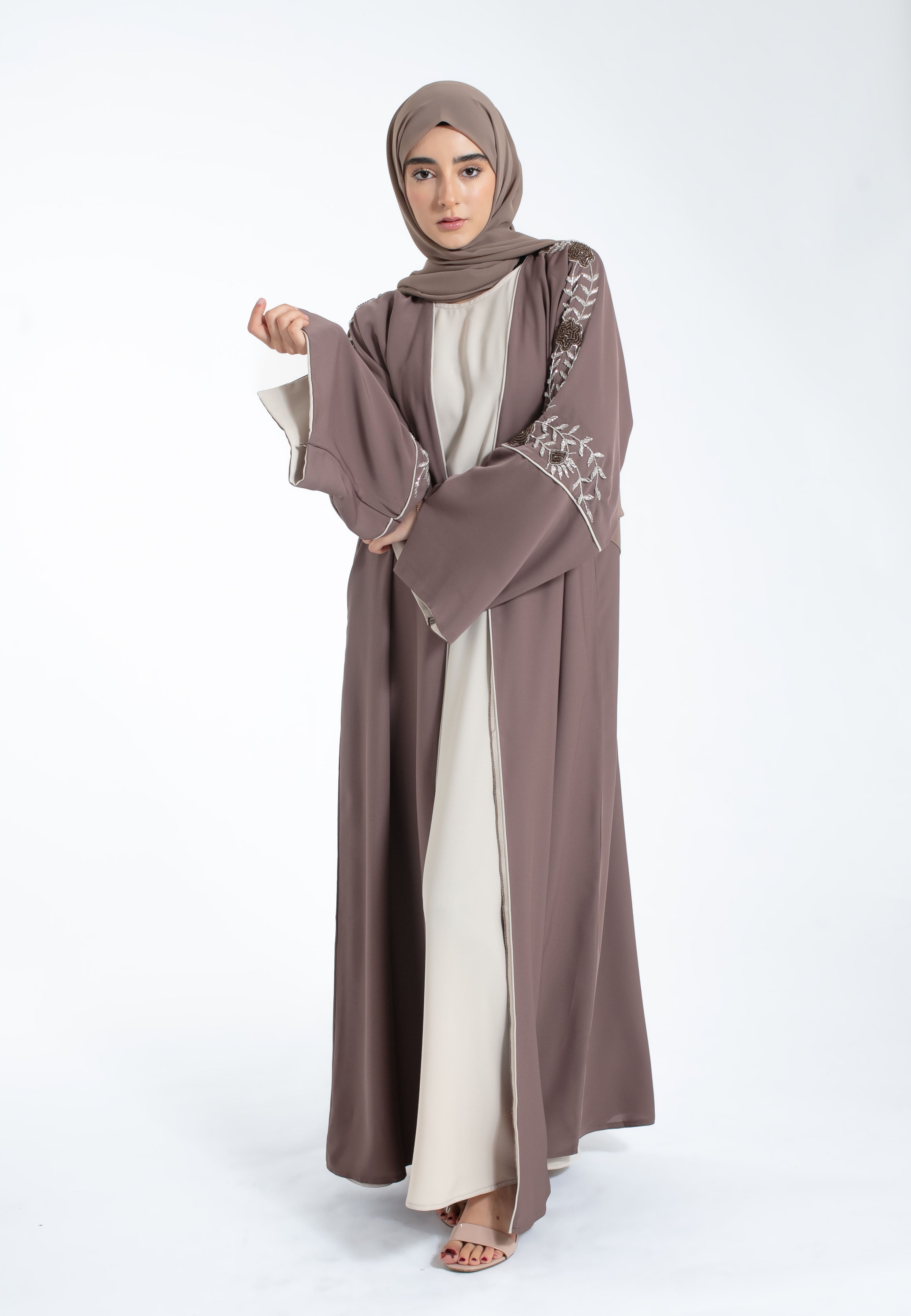 Embellished-Kimono-Abaya-4-Piece-Set