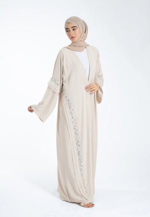 Emirati-Beige-Luxury-Abaya