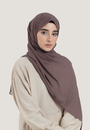 Espresso Crepe Chiffon Hijab