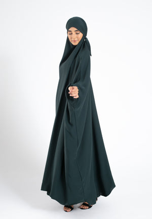 Forest-Green-Jilbab- Prayer-Dress