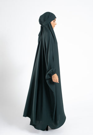 Forest-Green-One-Piece-Jilbab