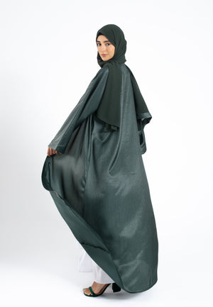 Shimmer Green Abaya