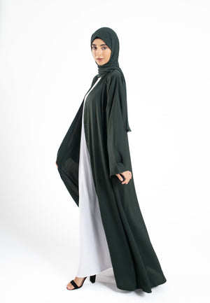 Green Open Abaya Online