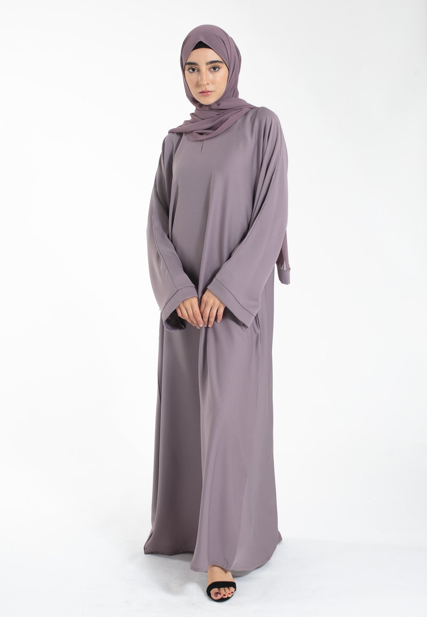 French Lilac Pocket Abaya