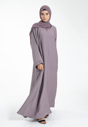 French Lilac Pocket Abaya