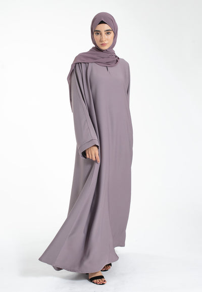 French Lilac Pocket Abaya