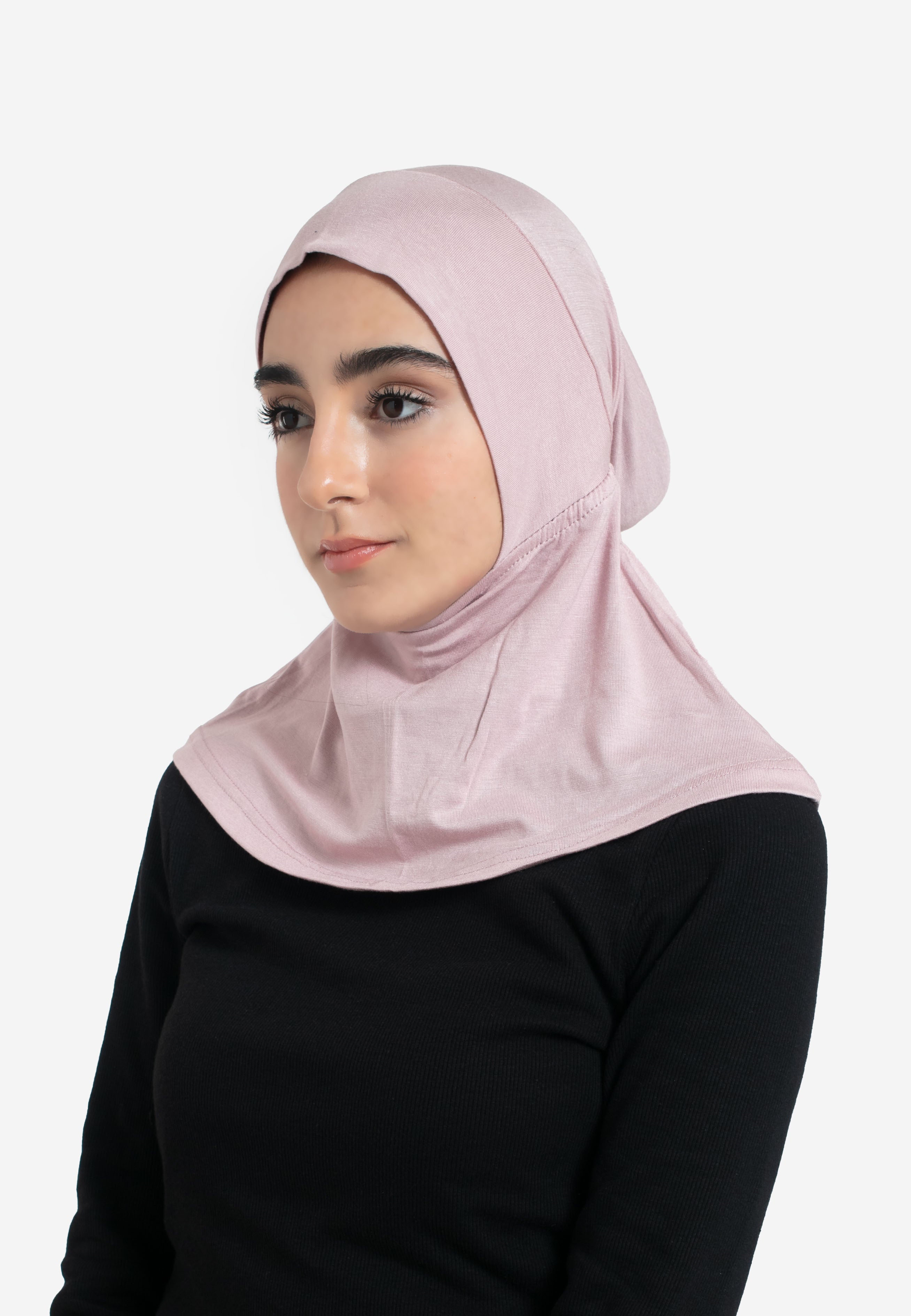 Flamingo Full Coverage Hijab Cap - Side