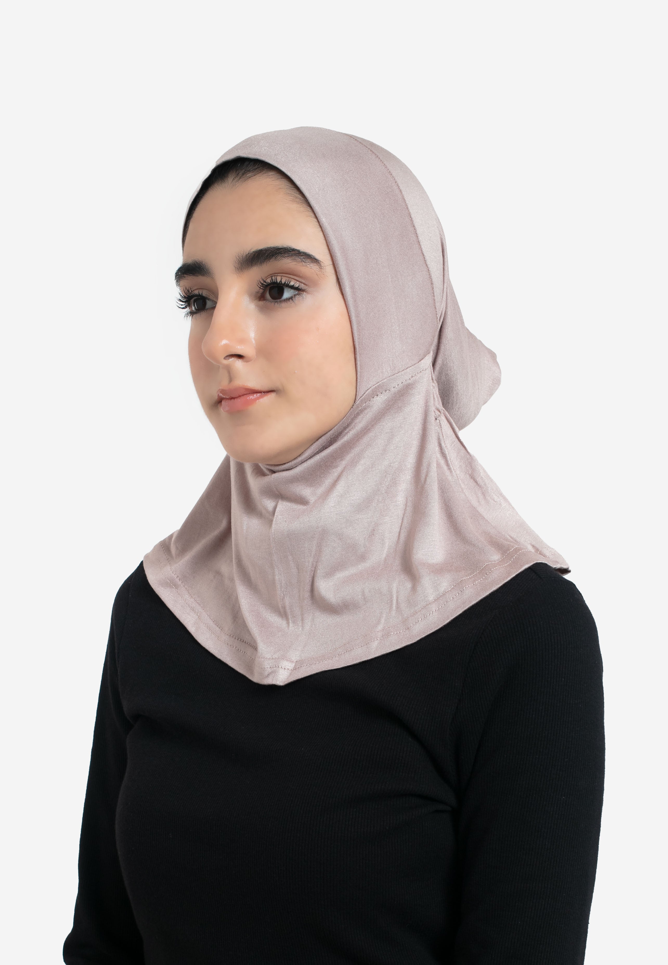 Mink Full CoverageHijab Cap - Side