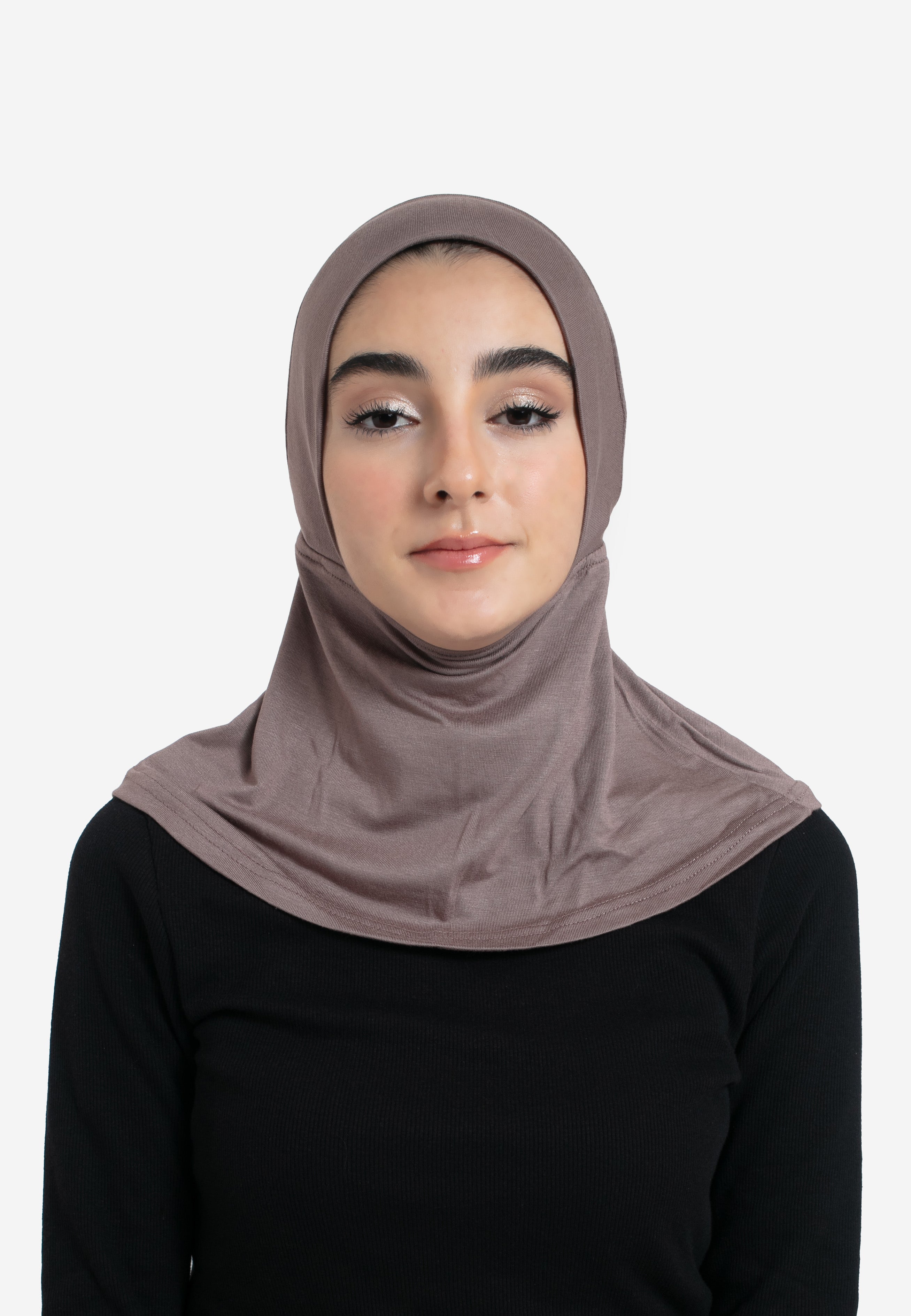 Truffle Full Coverage Hijab Cap - Front