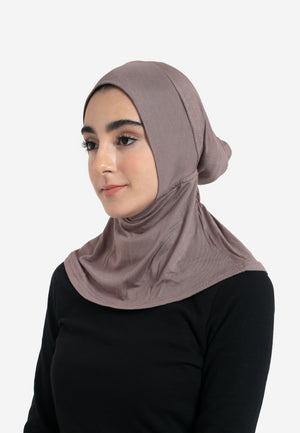 Truffle Full Coverage Hijab Cap - Side