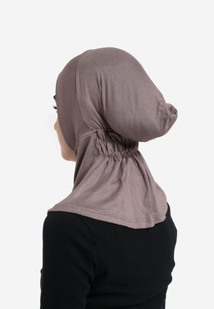 Truffle Full Coverage Hijab Cap - Back