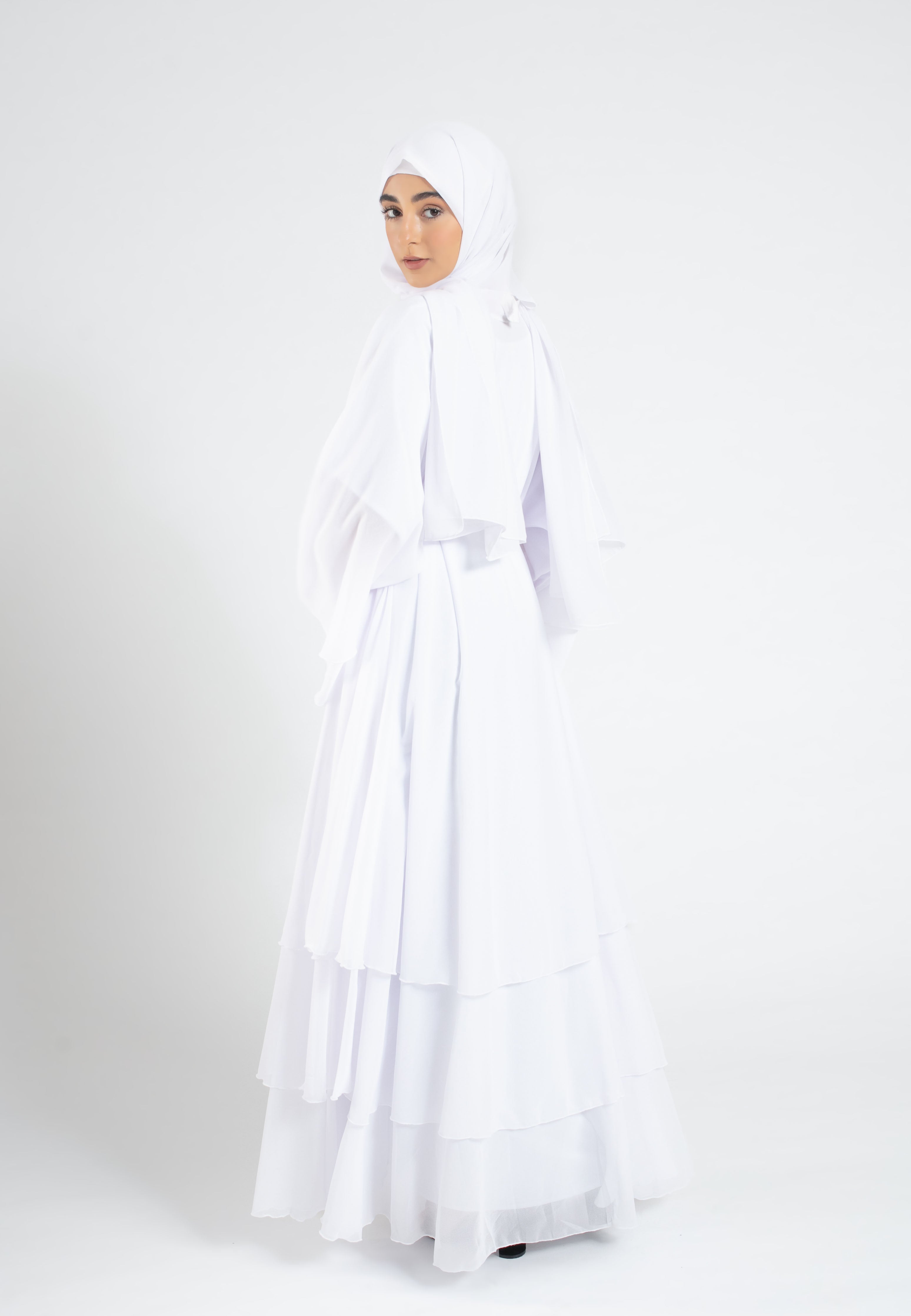 3-Layered-White-Abaya