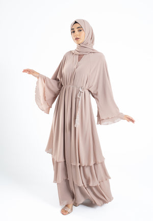 Luxury-Butterscotch-Layered-Abaya