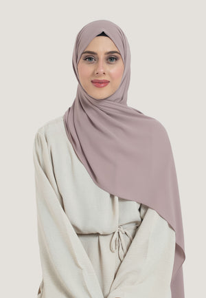 Mink Georgette Hijab