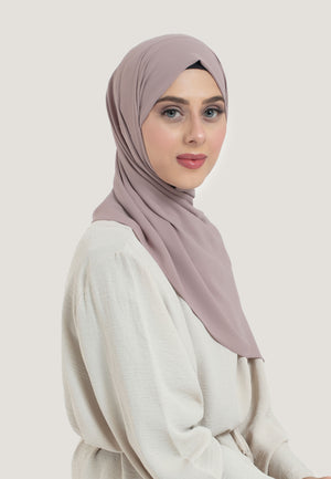 Mink Georgette Hijab